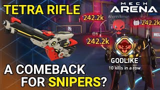 New Tetra Rifle 12 Weapon review - Redd Mech Arena