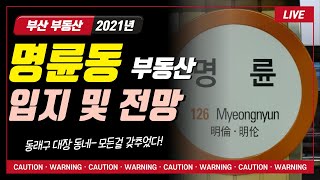 부산 명륜동 2021년 부동산 입지 및 전망 분석! 동래의 대장 지역!