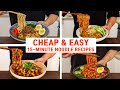 Cheap & Easy! 15 Minute Noodle Recipes For Noodle Lovers!