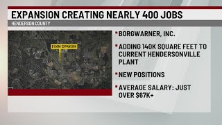 Business announces $100 million expansion in Hendersonville