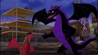 American dragon Jake and grandpa vs dark dragon