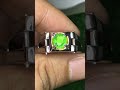 natural 0.79ct green tsavorite grossular garnet ring perak simple