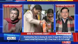 The Newshour Debate: Arvind Kejriwal Trolls Kiran Bedi - Part 1 (21st Jan 2015)