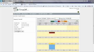 How to submit a time off request in eTimeOff