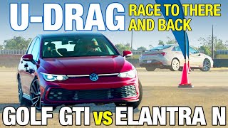 U-Drag: Hyundai Elantra N vs. Volkswagen Golf GTI