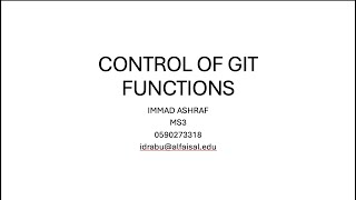 Control of Gastrointestinal Functions I + II | Immad Ashraf | GIT 113