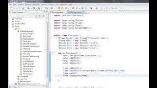 Java swing GUI tutorial #16: FlowLayout