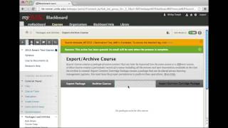 Bb9.1.9 - Export Course