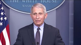 Dr. Fauci gives first White House press briefing under Biden administration