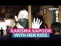 Karisma Kapoor And Kids Enjoy Dinner