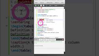 How to Set Table Column Width in LaTeX