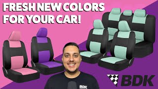 AMAZON LIVE STREAM – Add Fresh Color to Your Car, Truck or SUV Interior with these Car Seat Covers!