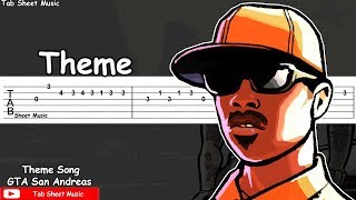 GTA San Andreas - Theme Song Guitar Tutorial