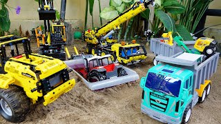 레고 테크닉 중장비 트럭 구출놀이 자동차 장난감 놀이 Lego Technic Car Toys Rescue Play