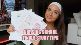 9 STUDY TIPS FOR NURSING SCHOOL FINALS