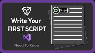 Write your First Script in Unity🎮 Unity C# Tutorial 🎮