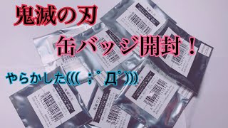 【鬼滅の刃】やらかし！？トレーディングホログラム缶バッジ誕生花ver.開封！