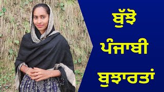 ਬੁੱਝੋ ਅਤੇ ਜਾਣੋ । Punjabi Bujartan । Majedar Paheliyan । Funny Riddles