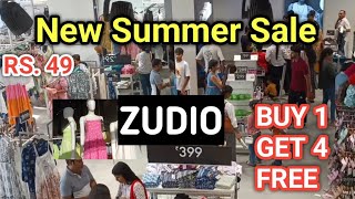 ZUDIO में Summer Sale हुई शुरु। BUY 1 GET 4 FREE। ZUDIO store Chandigarh।