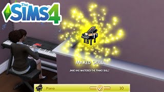 How To Max Piano Skill Cheat (Level Up Skills Cheats) - The Sims 4