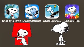 Peanuts Snoopy's Town Tale,Snoopy Spot the Difference,Peanuts: What's Up Snoopy,Snoopy POP