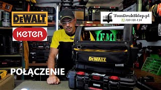 Adapter który łączy keter stacknroll z dewalt tstak