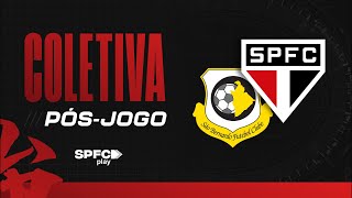 COLETIVA PÓS-JOGO: SÃO BERNARDO X SÃO PAULO | SPFC PLAY