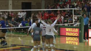 UTRGV Volleyball Celebrates 2016 Championship with 2017 Showdown Victory in Front of Record Crowd