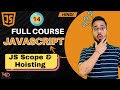 JavaScript Tutorial in Hindi #14 | Scope and Hoisting in JS (2025)
