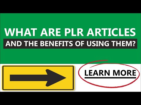 Are PLR articles a good idea?