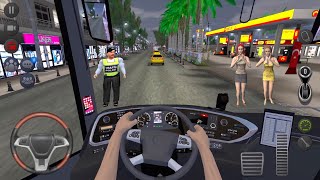 Long City Bus Driver 🚍🔥 Bus Simulator : Ultimate Multiplayer! Bus Wheels Games Android