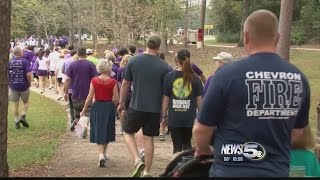 Dozens Walk To End Alzheimer's