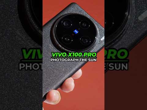 ¡Este teléfono puede tomar fotos del SOL! #vivo #android #vivox100pro