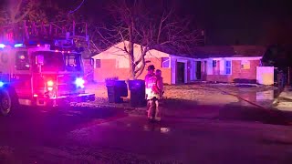 Crews investigate cause of northwest Oklahoma City house fire