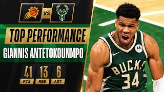 ALL 14 BUCKETS From Giannis' 41 PT DOMINANT Game 3 Win! 🔥