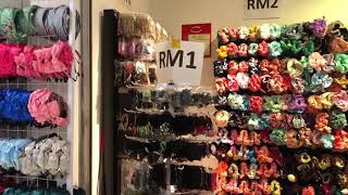 Clearance Sales for Hair Accessories from RM1 at GM Klang Wholesale City