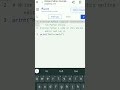 ONLINE PYTHON COMPILER 😊| Mobile Me Online Python Compiler Kaise Chaley | Programiz Compiler #shorts