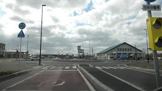 Hamatonbetsu roundabout [Hamatonbetsu town, Hokkaido Japan 4K drive]