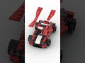 レゴ　スポーツカーに乗る赤い男　 shorts lego car