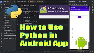 How to Use Python in Android App | Chaquopy Setup in Android Studio (2025 Guide)