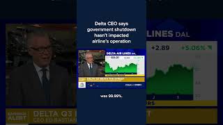 Delta CEO says government shutdown hasn't impacted airline's operation