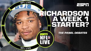 Should Anthony Richardson start in Week 1 for Colts? | NFL Live debates