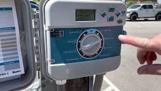How To Program a Hunter Pro C Irrigation Controller