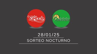 Sorteo Nocturno de Quiniela y Tómbola - 28/01/2025