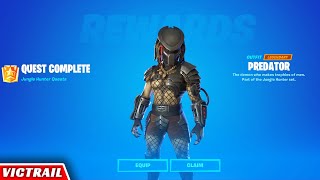How to Unlock Predator Outfit in Fortnite - How to Get Predator Skin