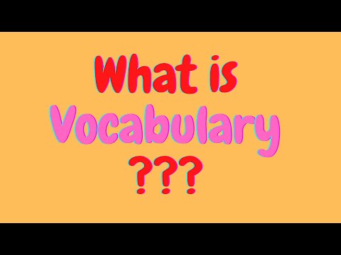 Which of the following is the best definition of technical vocabulary?