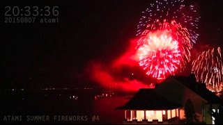 30秒で熱海 夏の海上花火大会＃4（2015.8.7 アタミラプス