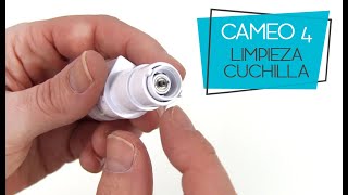 Limpieza de la cuchilla autoajustable Silhouette Cameo 4