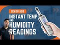 Temperature & Humidity Meter in One! The CEM DT-321s