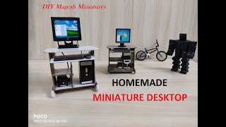 DIY Miniature Desktop PC | DIY Magesh Miniatures
